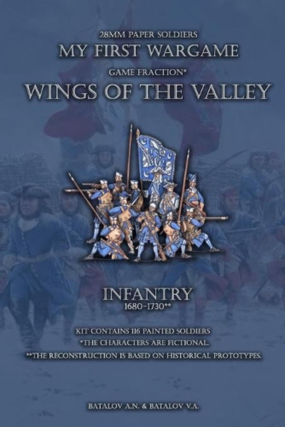 Wings of the Valley. Infantry 1680-1730: 28mm paper soldiers by Batalov Vyachesl