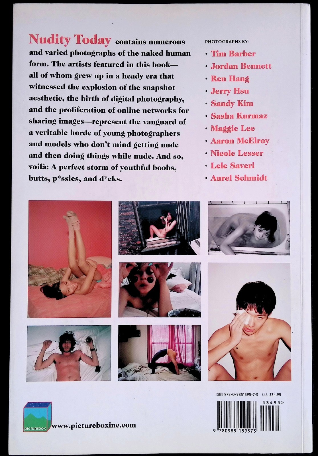 NUDITY TODAY Revealing Work by 11 Emerging Photographers EROTIC PHOTOGRAPHY