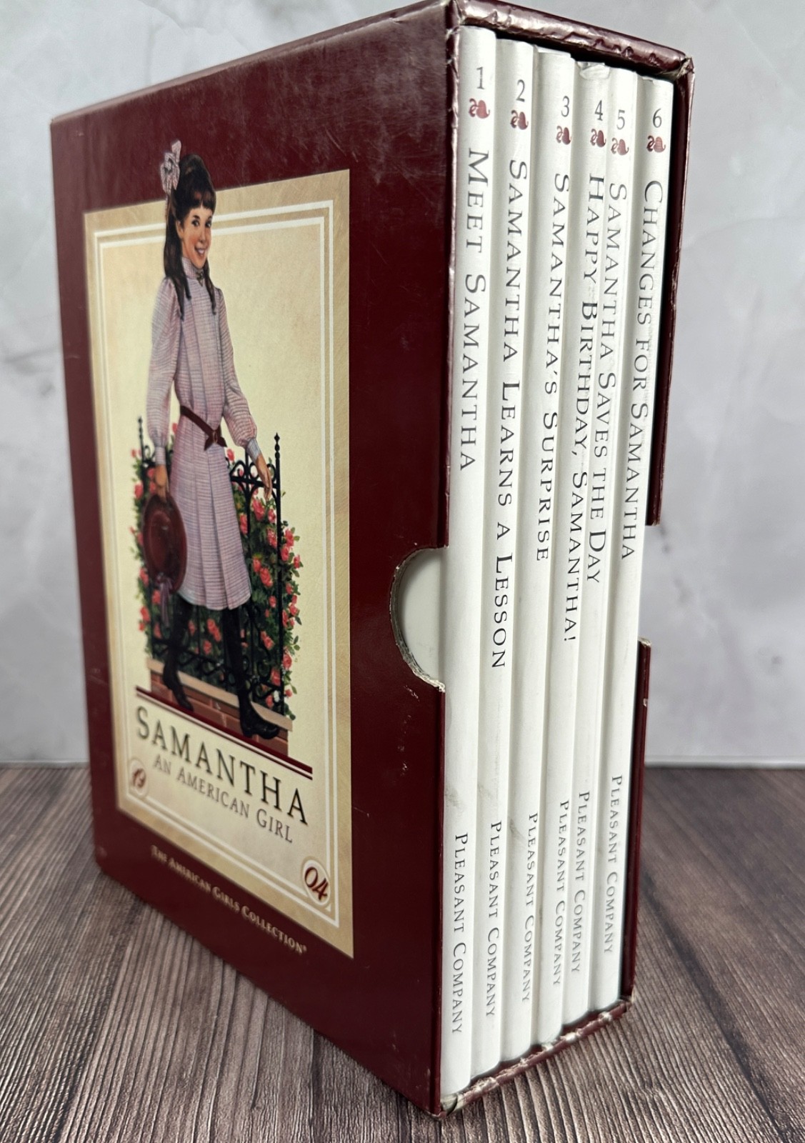 American Girl SAMANTHA Books 1-6 by Valerie Trip Hardcover collector box