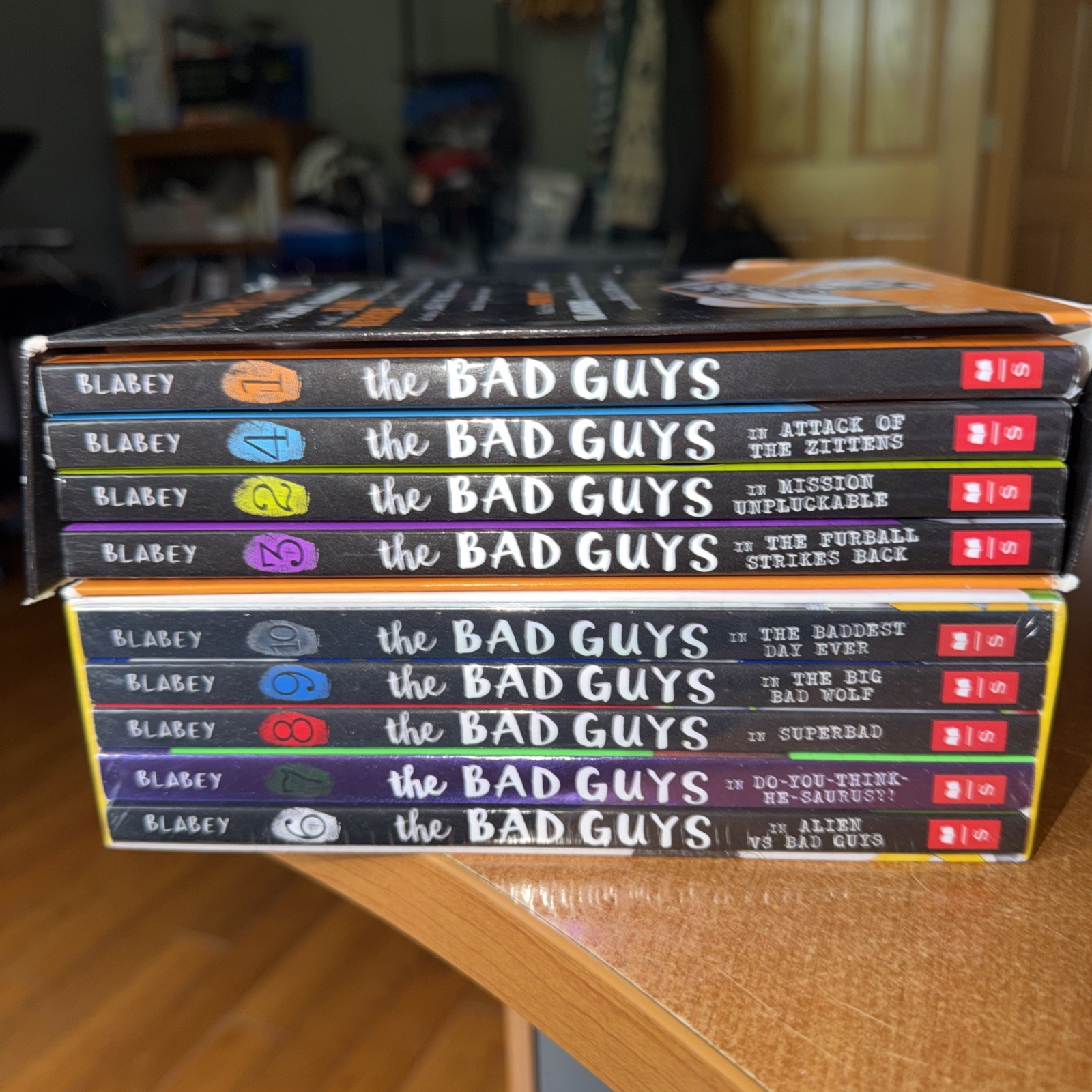 The Bad guys books 1-4, 6-10