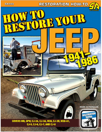 SA443 How to Restore Your Jeep 1941-1986 CJ5 CJ6 CJ7 CJ8 M3B-A1 CJ-2A CJ-3A