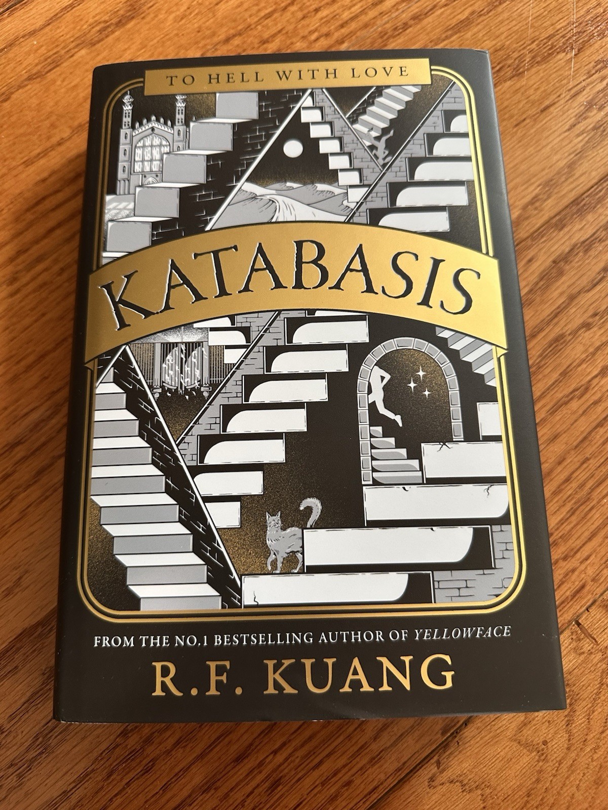Katabasis by R.F. Kuang Waterstones Signed Exclusive Edition Sprayed Edges