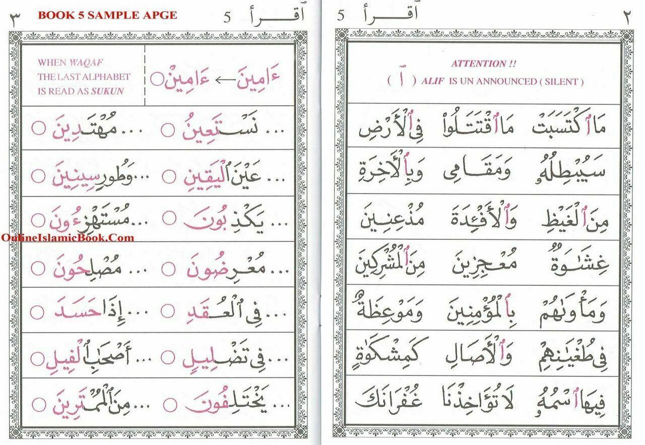 Iqra The Quick Learning Method Of Learning To Read Al-Quran