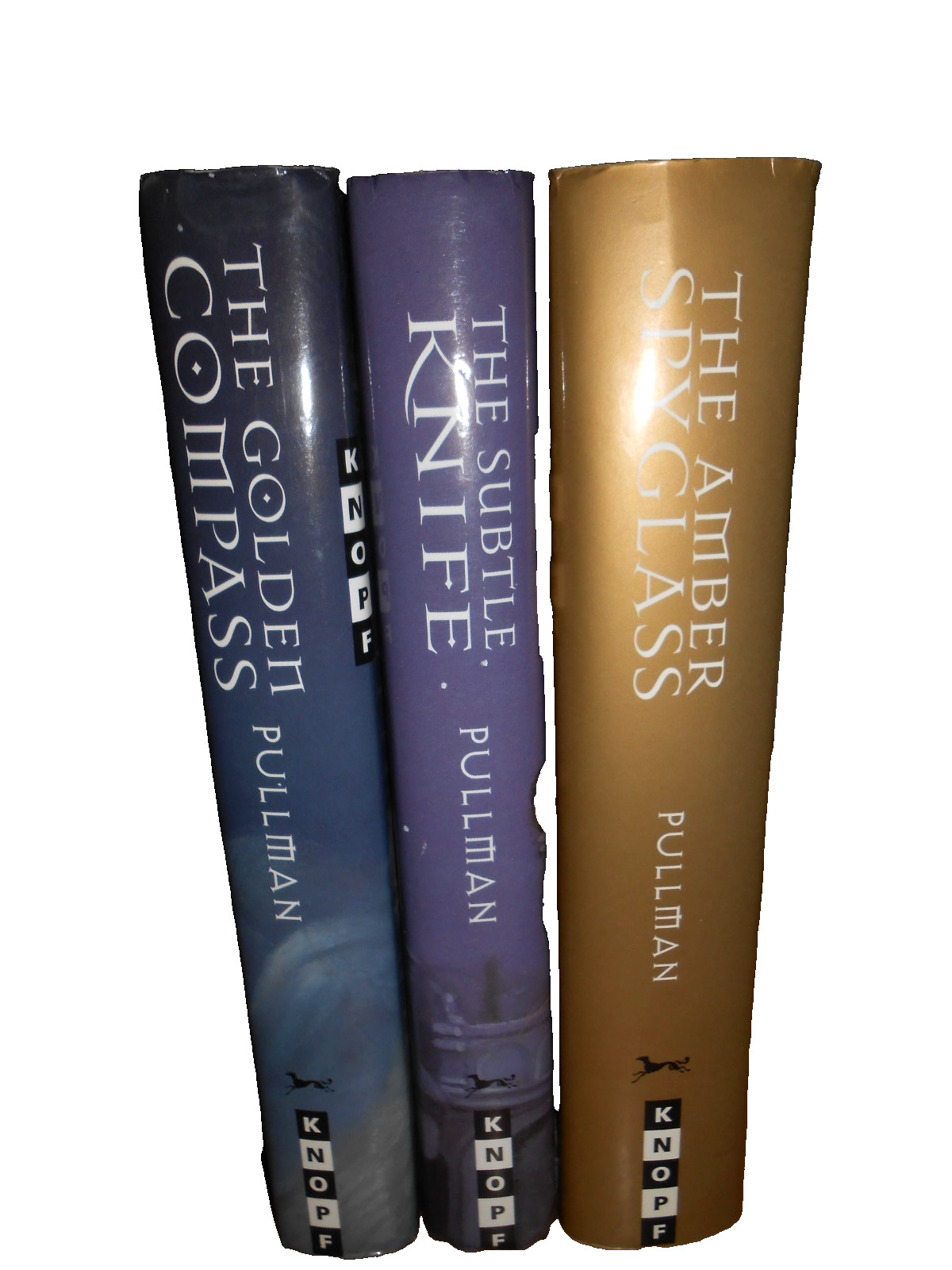 Philip Pullman HIS DARK MATERIALS Trilogy 1st ed/later printings – HC/DJ VGC