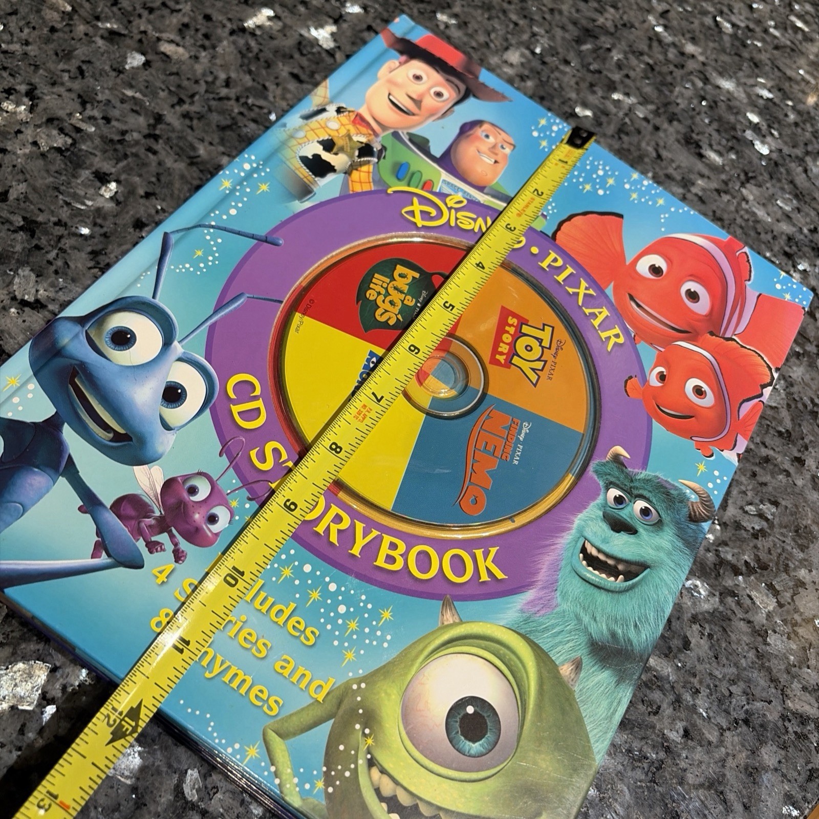 Lot Of 2 – Disney CD Storybook – Lion King Little Mermaid Toy Story Aladdin Bugs