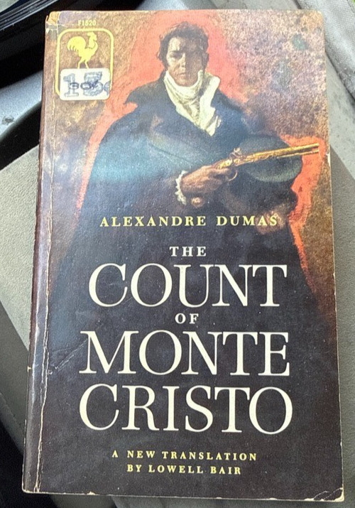 The Count of Monte Cristo Alexandre Dumas Vintage 1956 Bantam Paperback Book