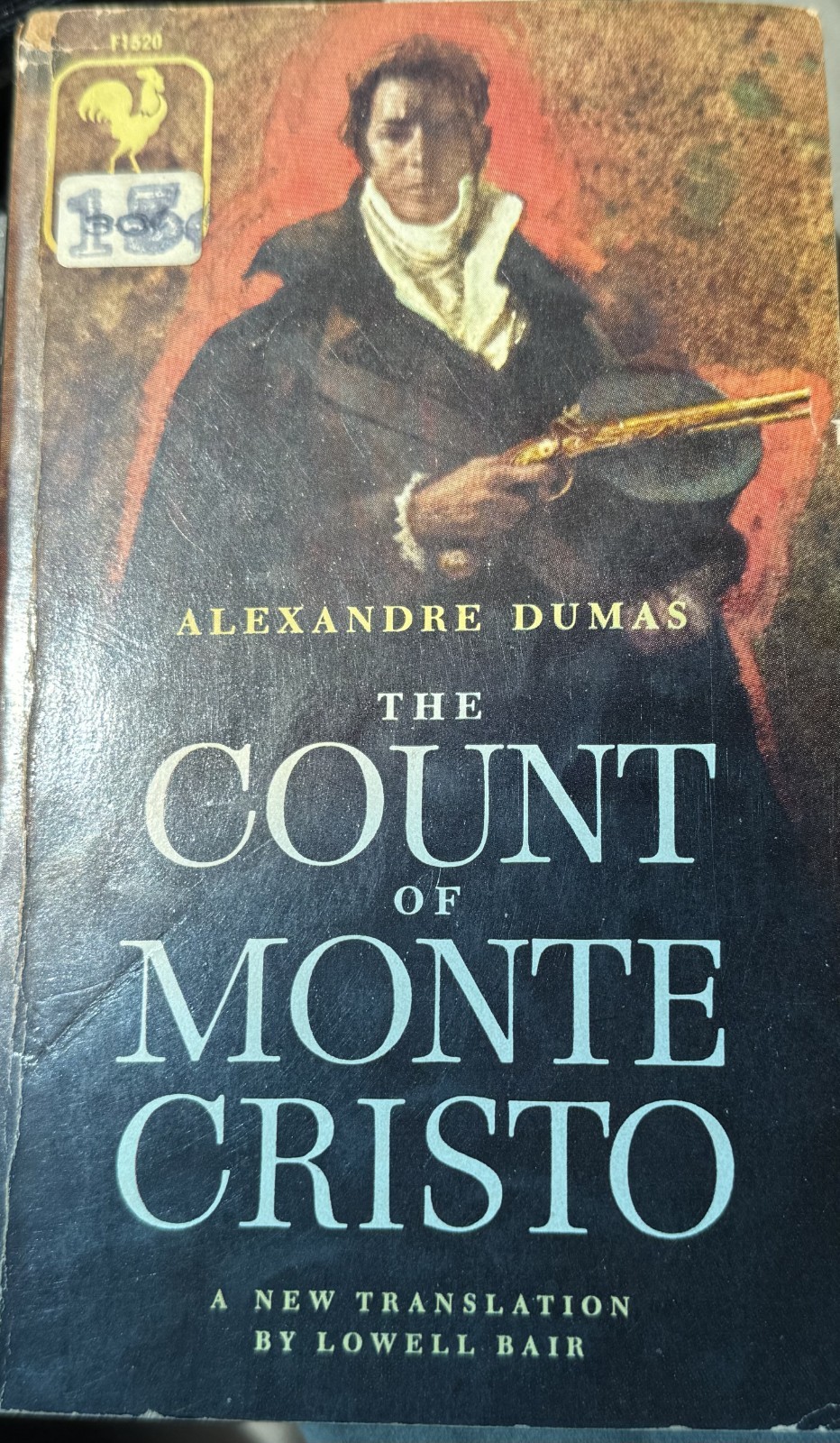 The Count of Monte Cristo Alexandre Dumas Vintage 1956 Bantam Paperback Book