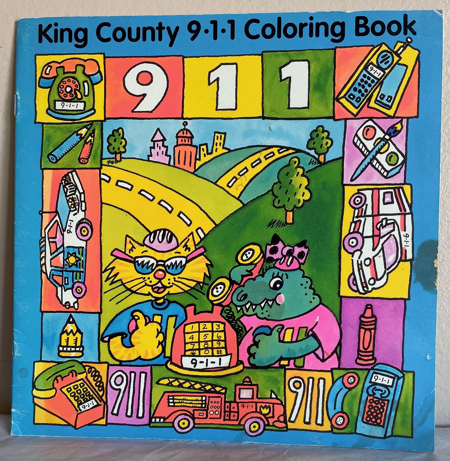 King County Washington 911 Coloring Book