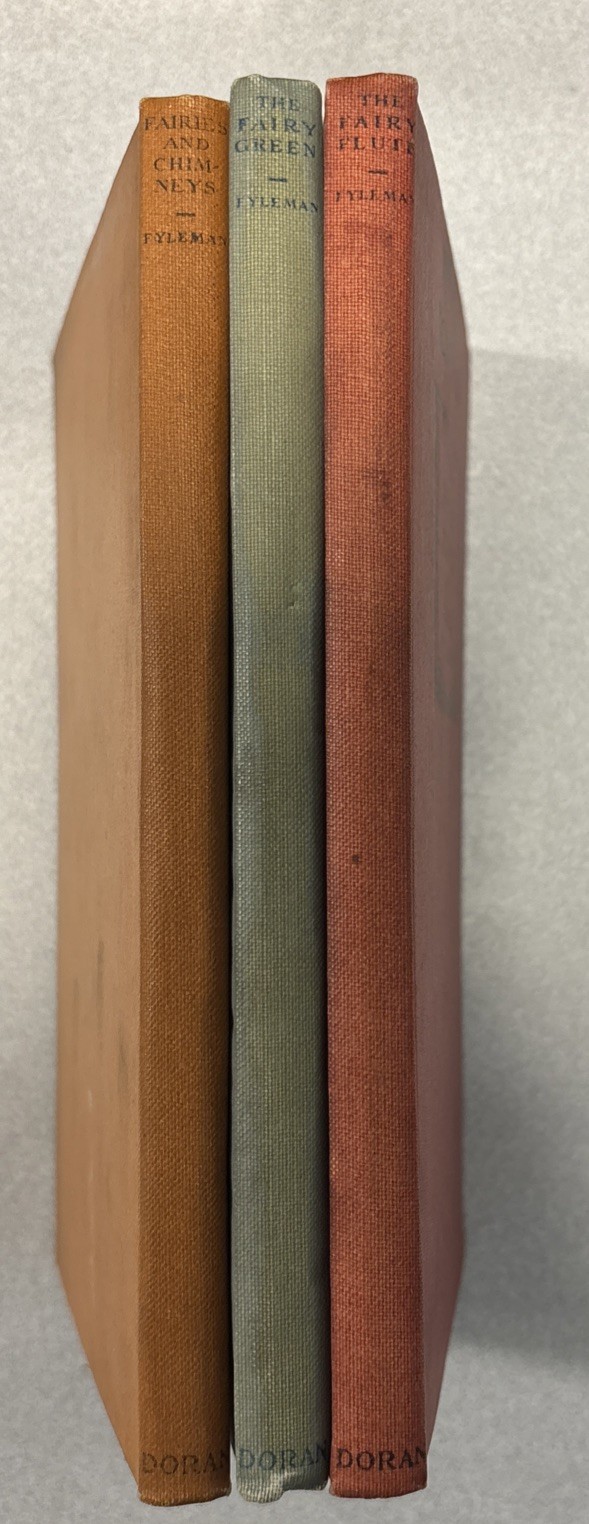 3 Volumes By Rose Fyleman Fairies&Chimneys, The Fairy Green And The Fairy Flute