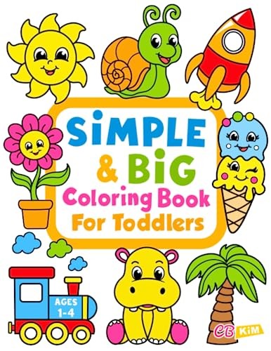 Simple Big Coloring Book for – GOOD