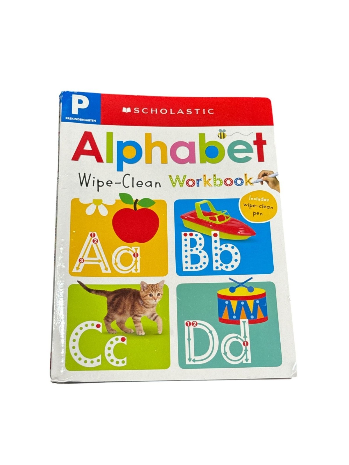 Set of 5 Scholastic Early Learning Workbooks Set Includes Alphabet & Grade Pre-k