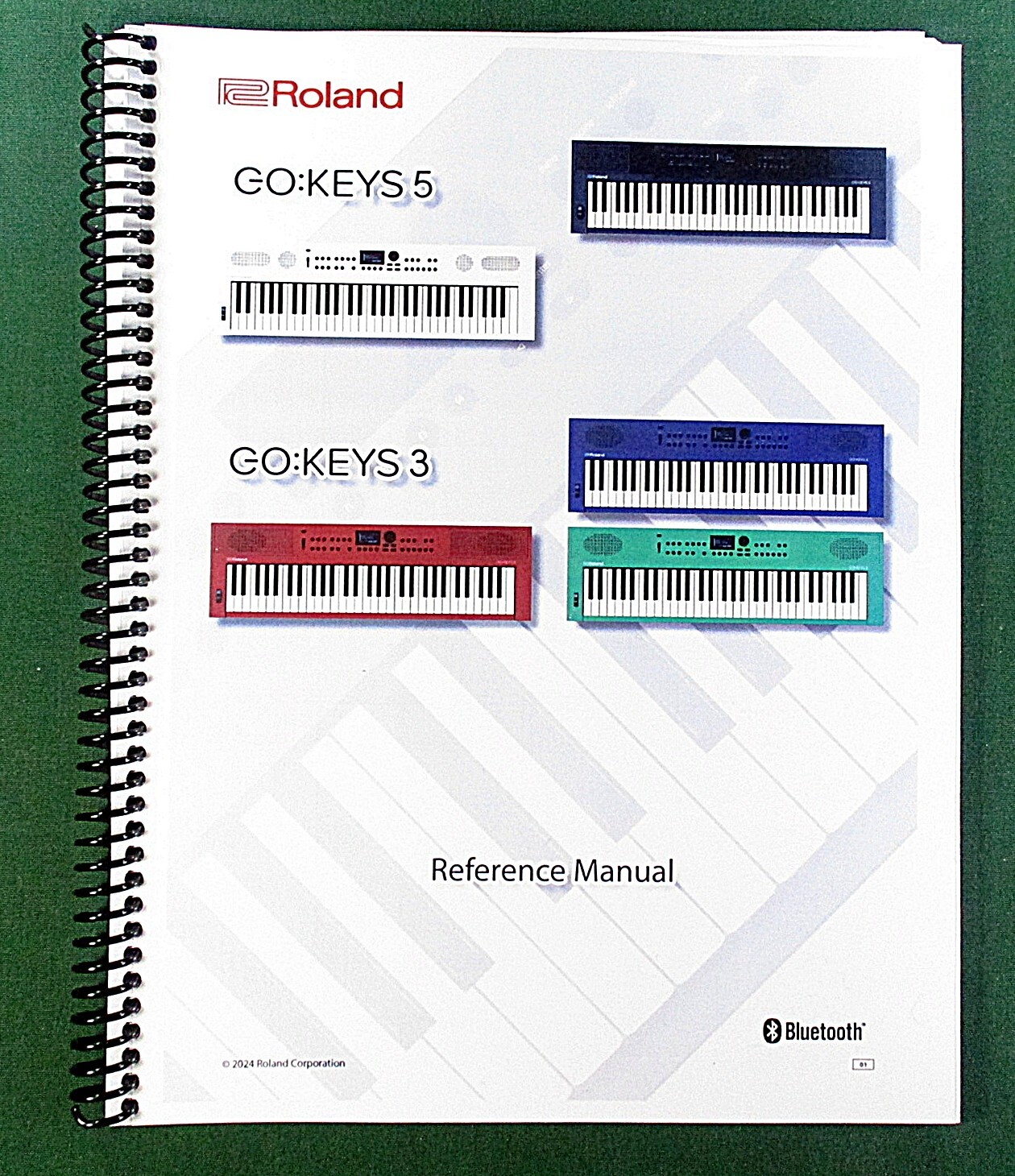 Roland GO:Keys 3 / GO:Keys 5 Reference Manual: 75 Pages & Protective Covers