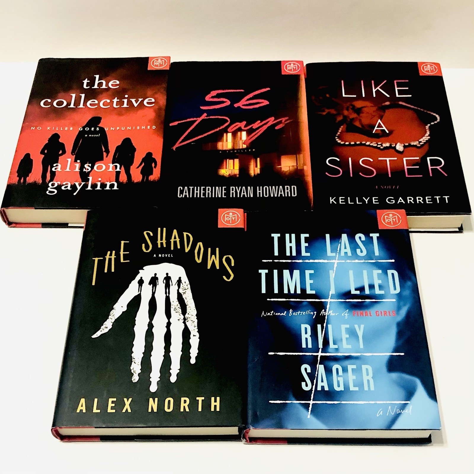 Book of the Month BOTM Hardcover Choose Your Title Fiction Thriller Bundle Lot