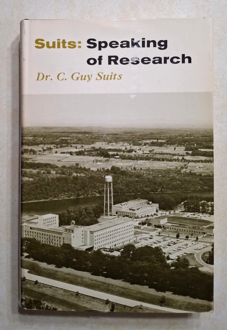 Suits Speaking of Research Vintage General Electric GE Schenectady NY History HC