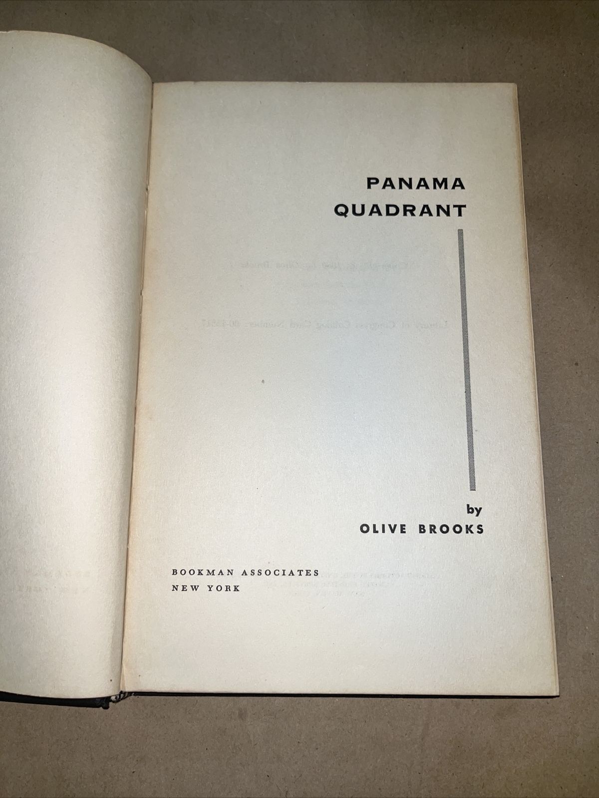 Panama Quadrant by Olive Brooks
