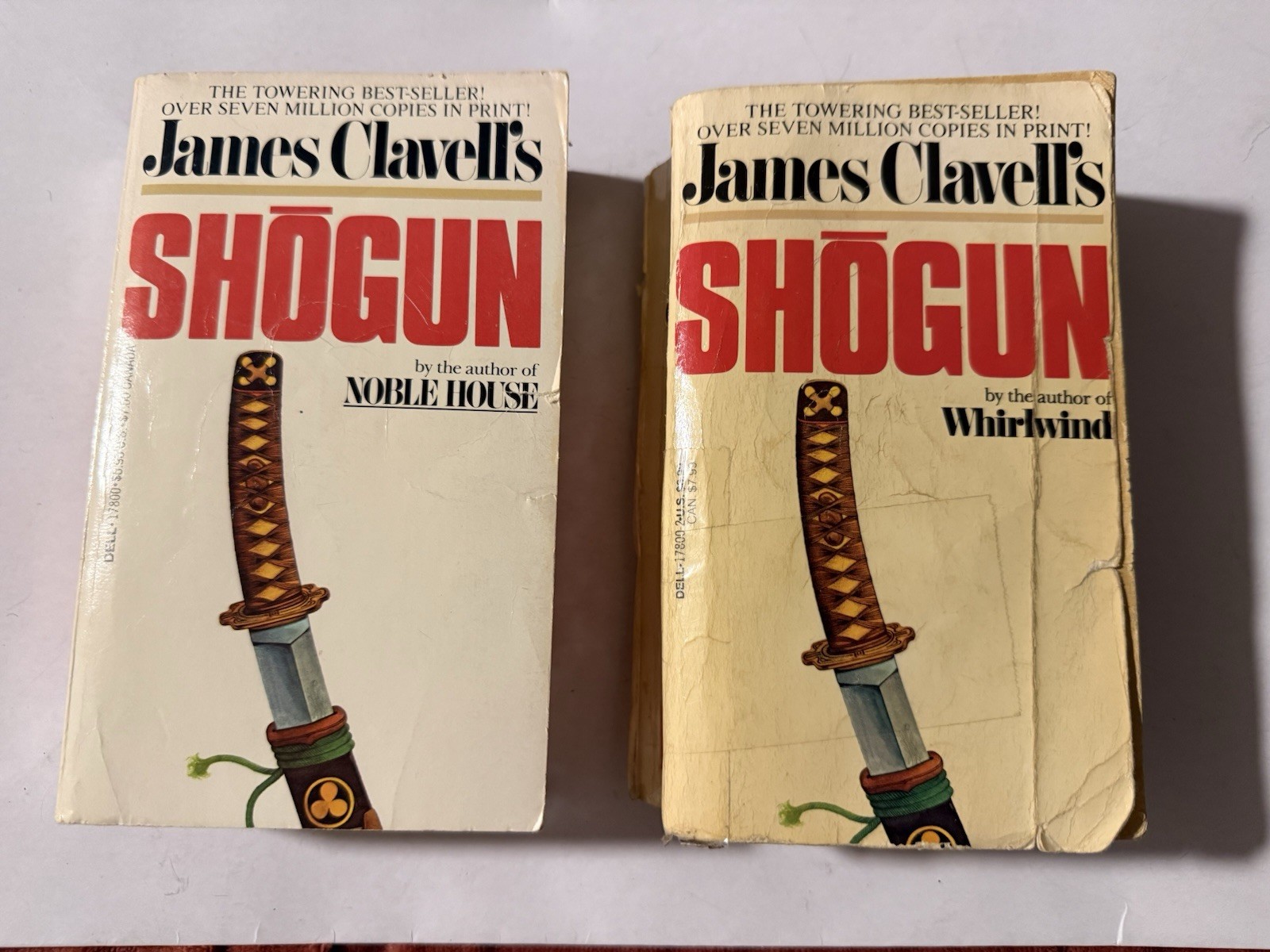 James Clavell’s Shogun Paperback Books Lot Of 2