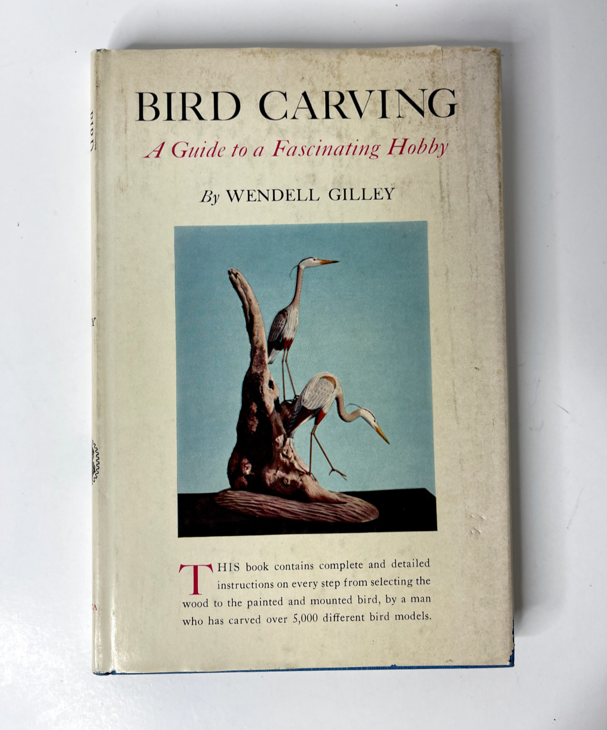 Bird Carving by Wendell Gilley, 1961. Hardcover Dust Jacket