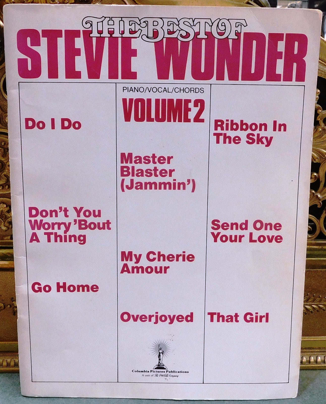 The Best of Stevie Wonder Volume 2 – Piano / Vocal / Chords Songbook