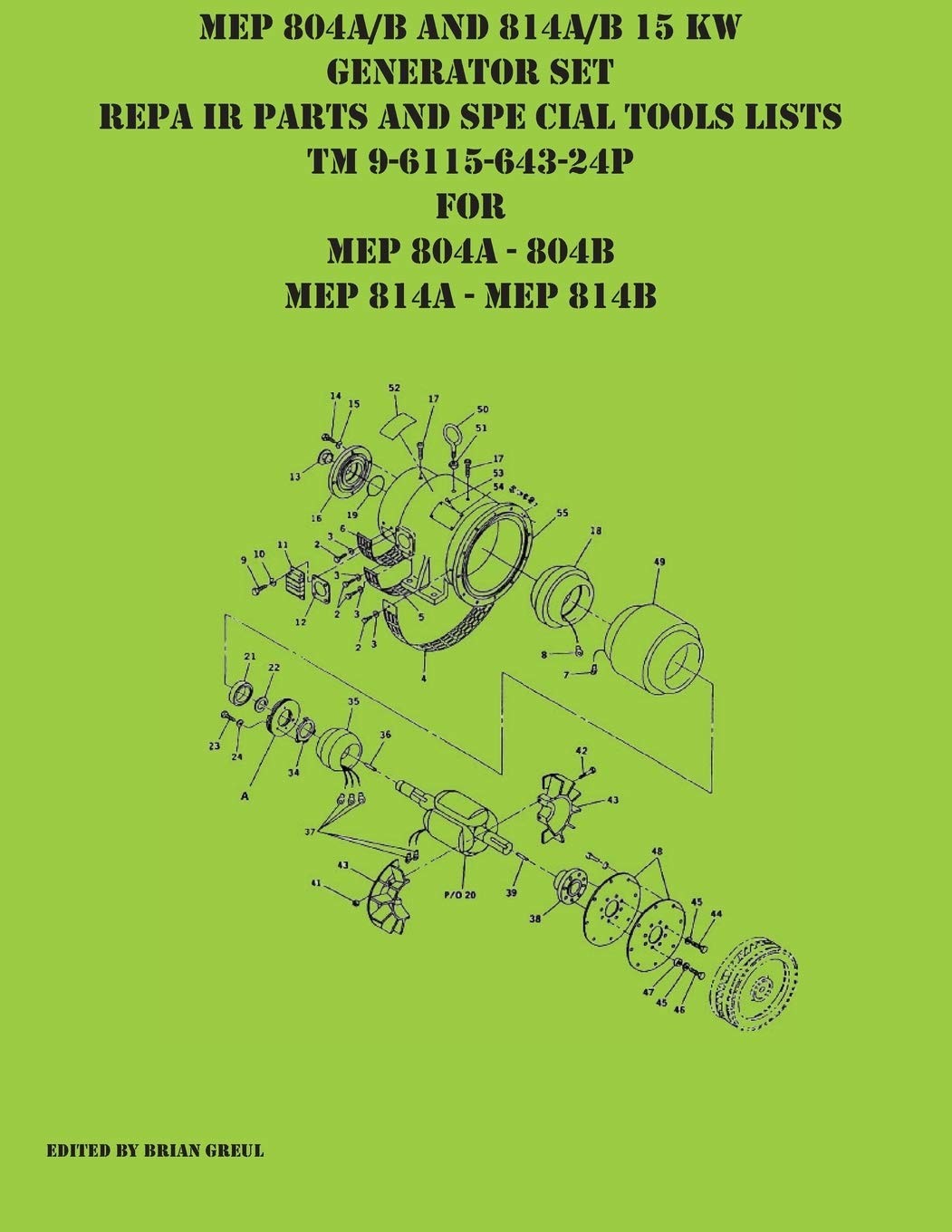 Brian Greul MEP 804A/B and 814A/B 15 KW Generator Set Re (Paperback) (UK IMPORT)