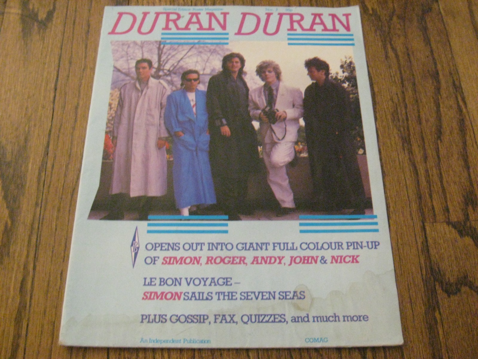 Special Edition Magazine 85 Duran Duran Giant Fold out Poster! A View To A Kill
