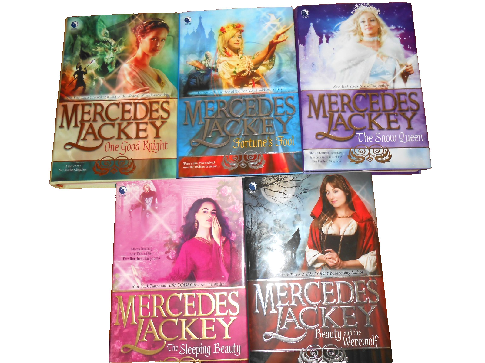 Mercedes Lackey Lot of 5 TALES OF THE FIVE HUNDRED KINGDOMS ser. – HC/DJ LN