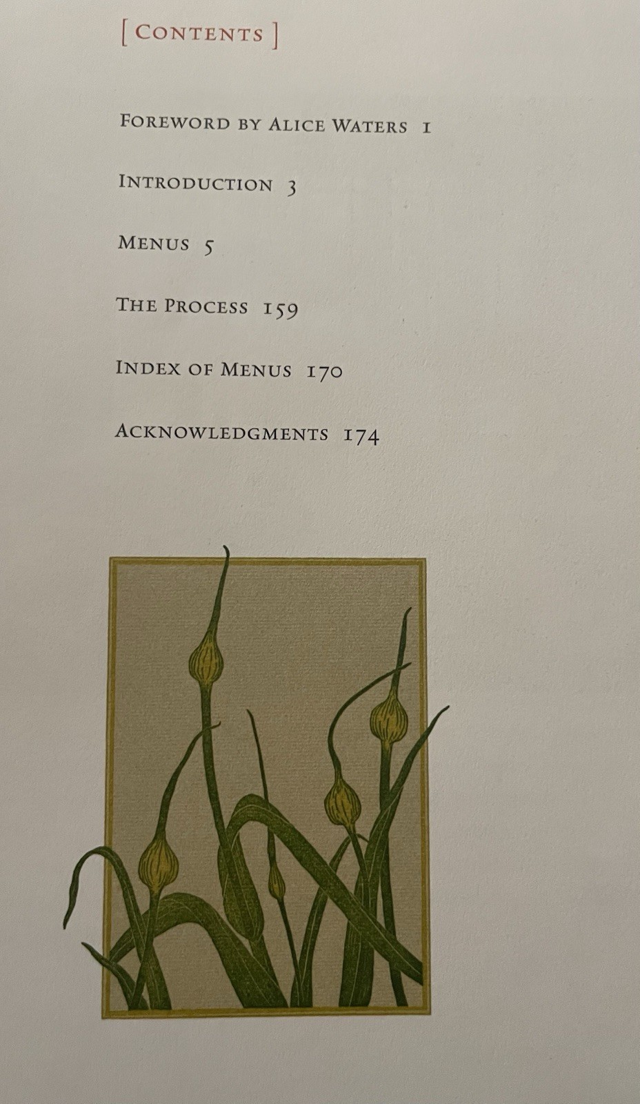 Menus for Chez Panisse: The Art & Letterpress of Patricia Curtan FIRST EDITION