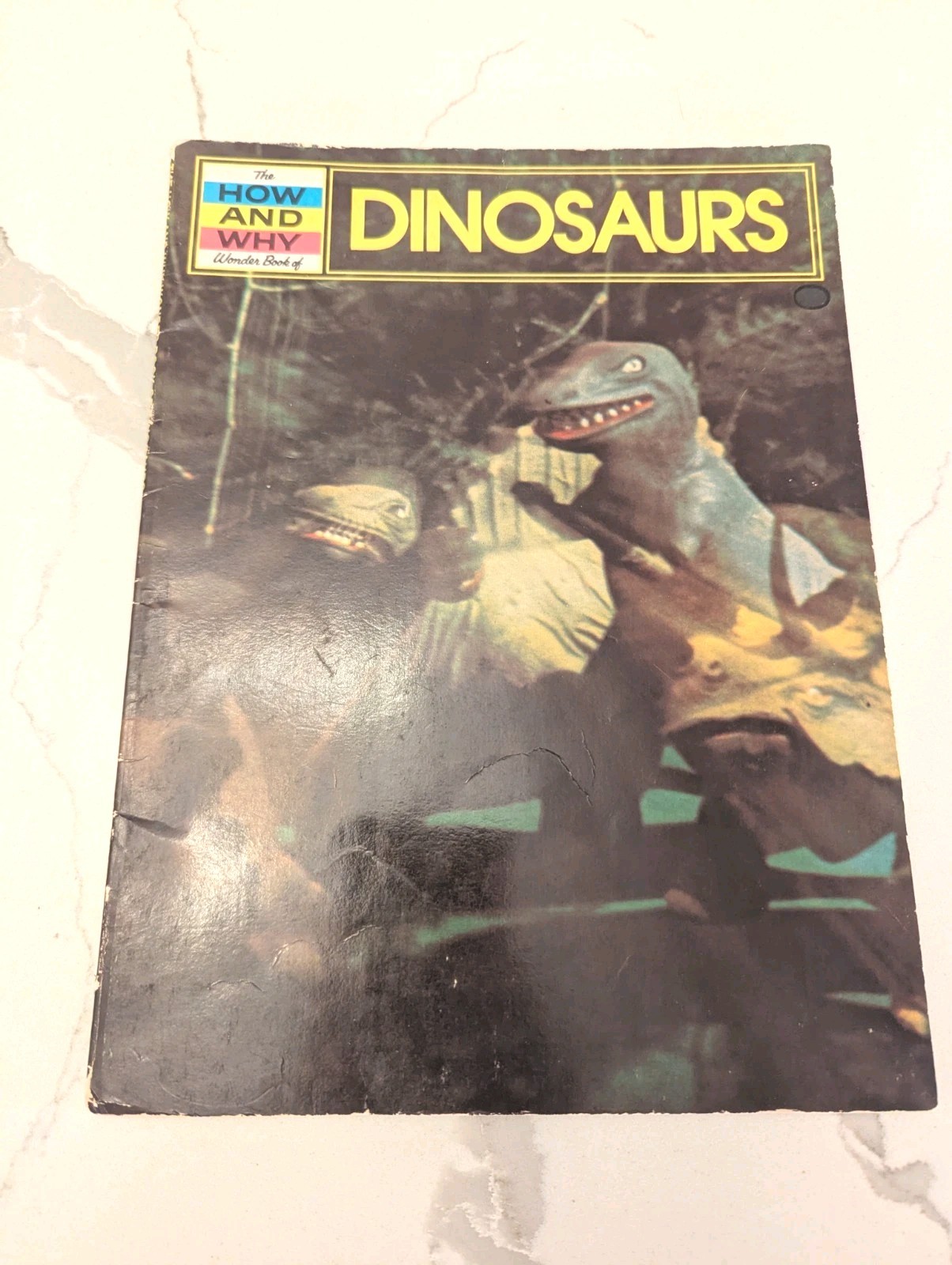The How And Why Book Of Dinosaurs Vintage 1976 Educational Paperback