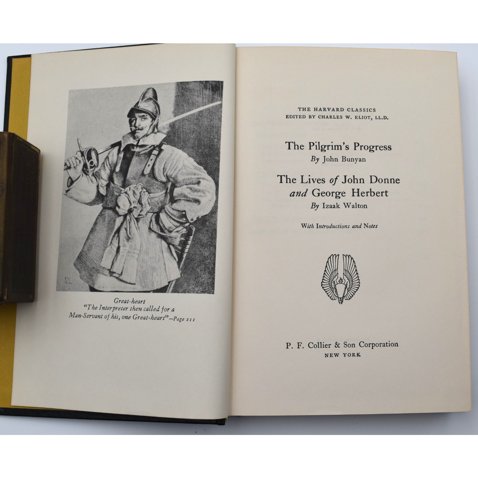 Harvard Classics Deluxe HC Books Virgil Bunyan Izaak Walton Aesop Grimm lot of 4
