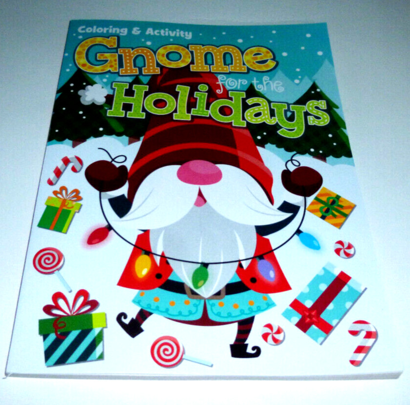 Dreamtivity’s Gnome for the Holidays Coloring & Activity Book – Brand New!!