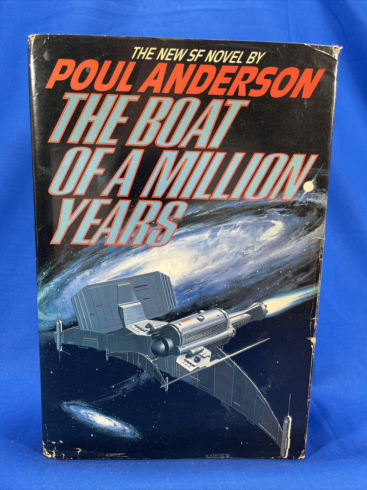 1989 The Boat of a Million Years by Poul Anderson Hardcover With Dust Jacket