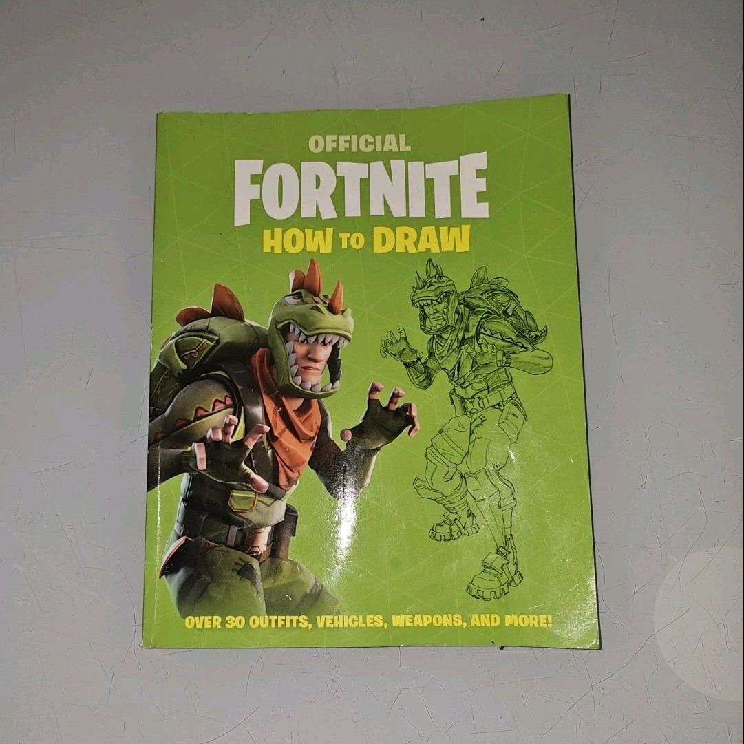 Official Fortnite How to Draw by Epic Games Paperback Illustrated Activity Book