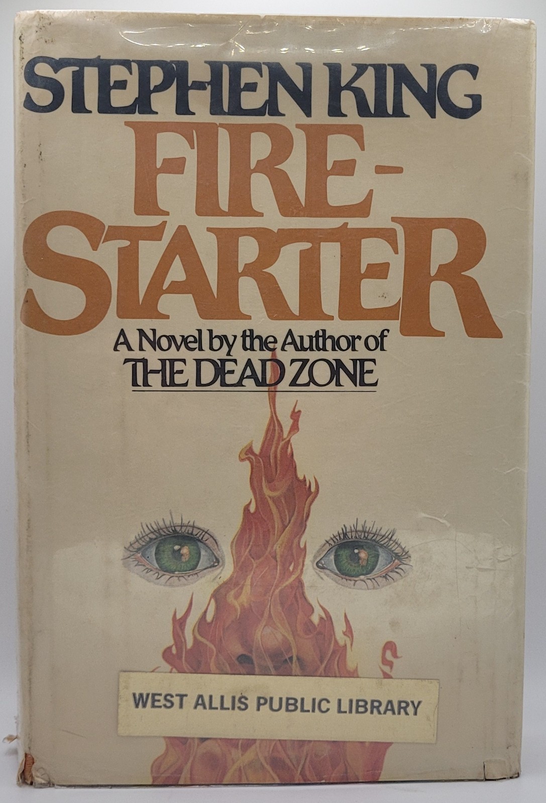 Firestarter by Stephen King Viking 1980 1st edition Hardcover ex-Library copy
