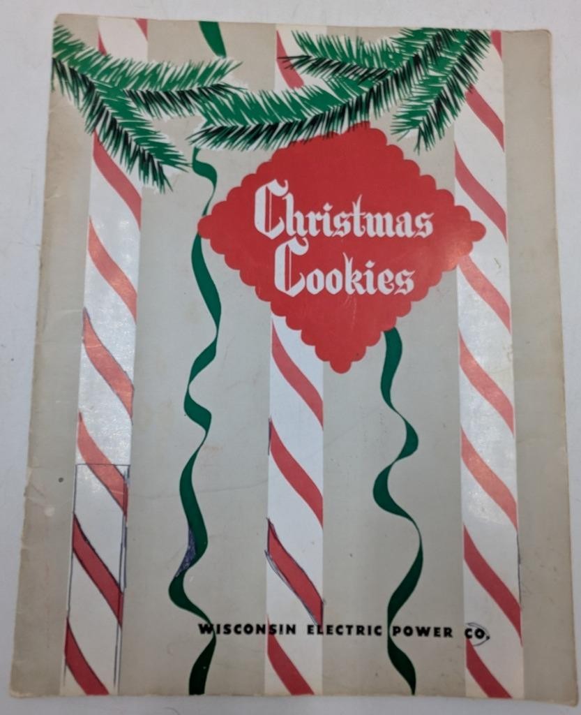 1952 WE Energies Cookie Book Wisconsin Electric Christmas Cooky Recipe Book