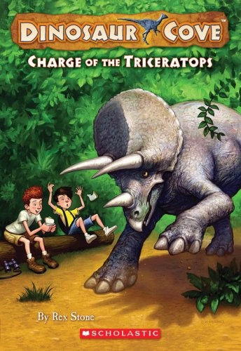 DINOSAUR COVE #2: CHARGE OF THE TRICERATOPS By Rex Stone **BRAND NEW**
