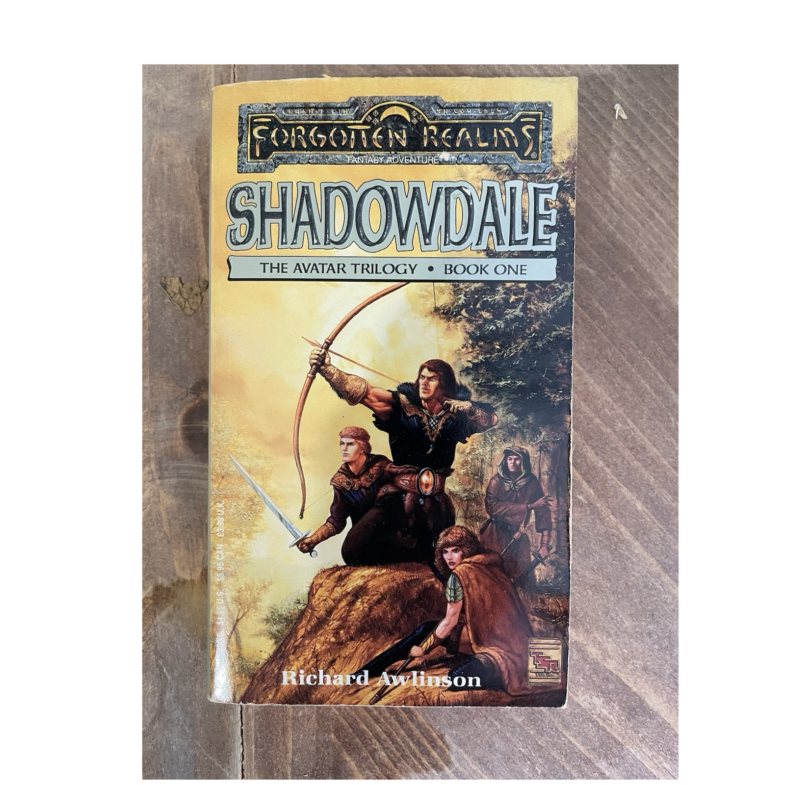 Richard Awlinson Shadowdale Paperback Fantasy Novel Forgotten Realms TSR 1989