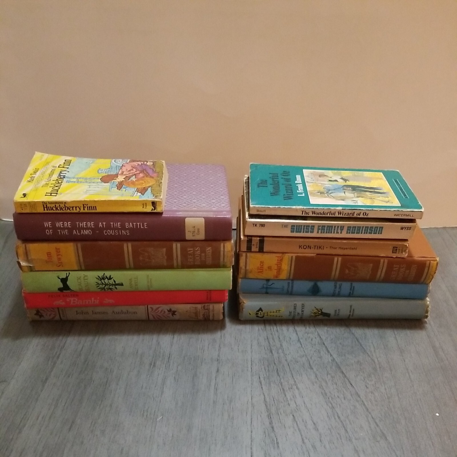Lot of 12 Mixed Random Children’s Books and Young Adult Novels, Classic Stories