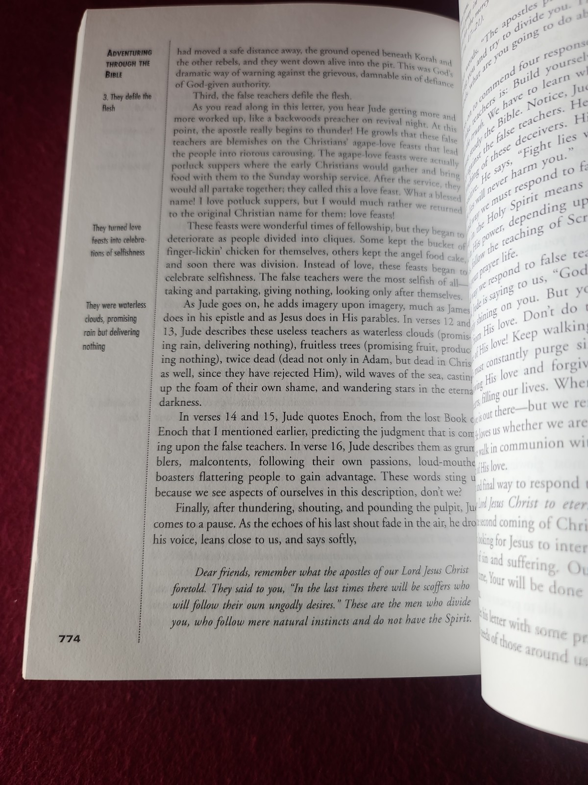 ADVENTURING THROUGH THE BIBLE: A COMPREHENSIVE GUIDE TO By Ray C. Stedman