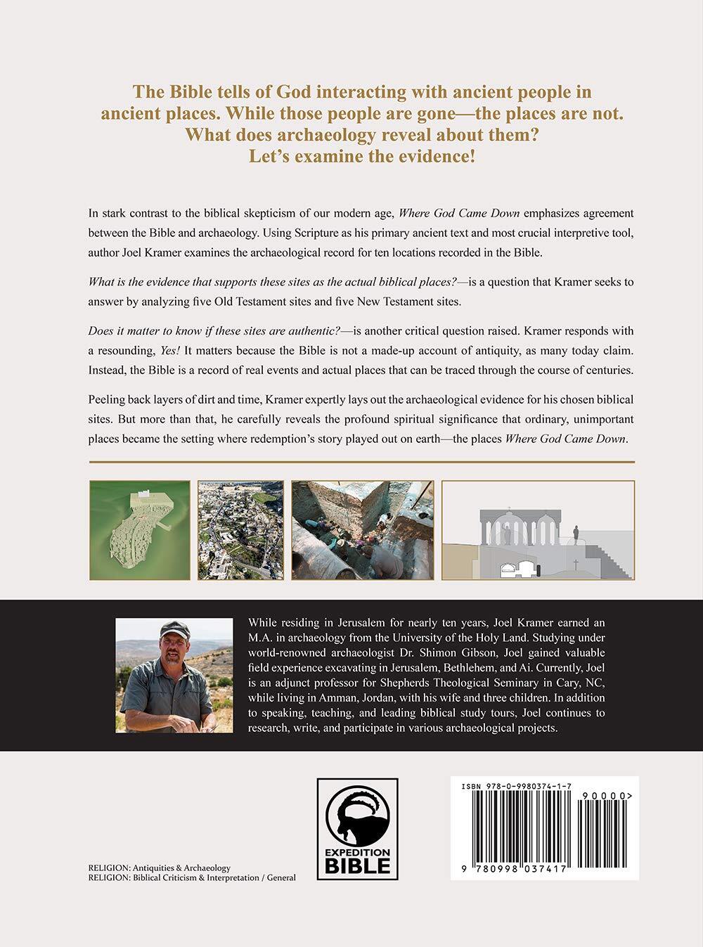 Where God Came Down Archaeological Evidence Supporting the Bible (Hardcover) NEW