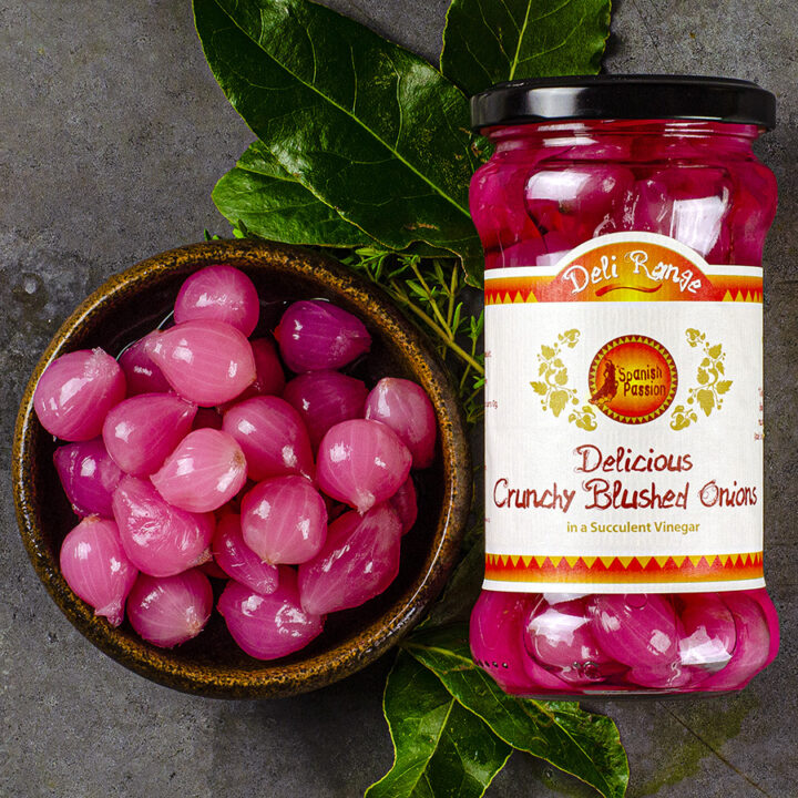 Pickled Blushed Onions