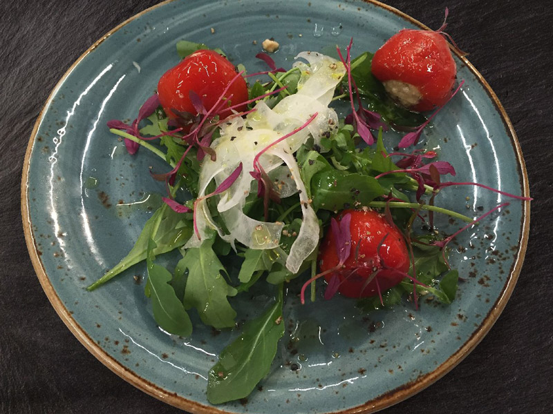 Spicy Cherry Peppers Stuffed with Tuna