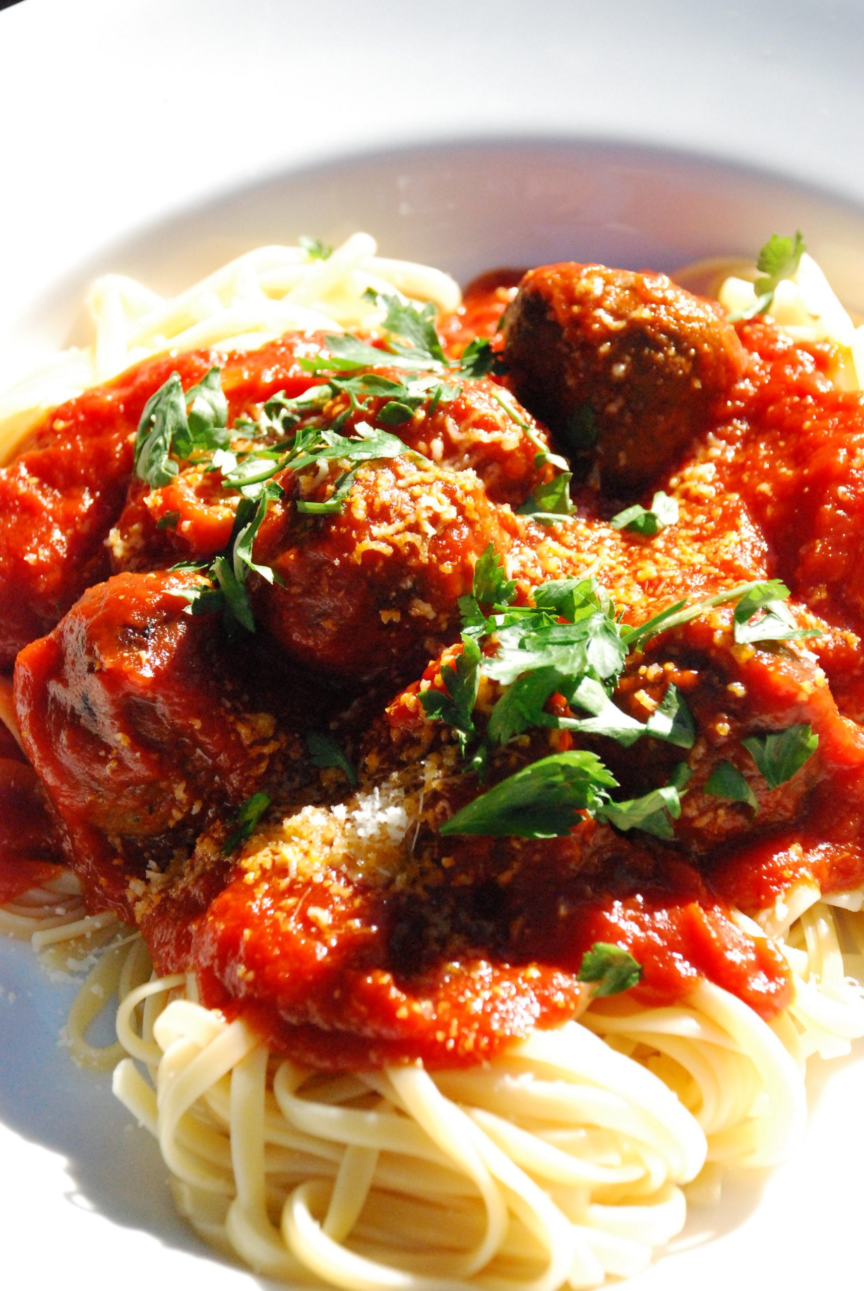 Herby Meatballs With Tomato Frito & Linguine Spanish Passion Foods