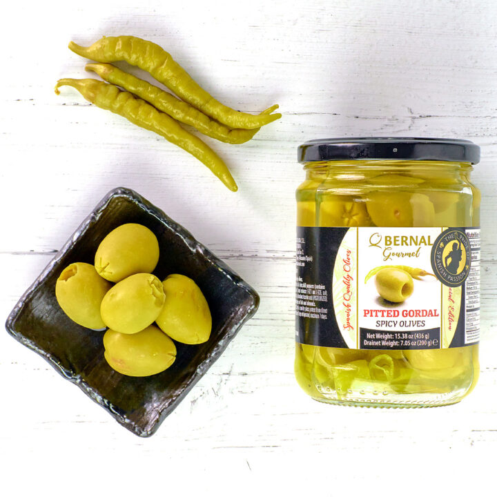 bernal spicy olives with chillies