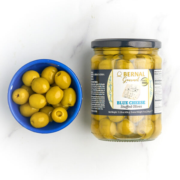 OLIVES STUFFED WITH BLUE CHEESE Spanish Passion Foods & Wines