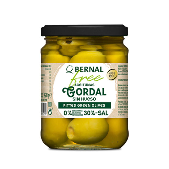 Low Salt Pitted Gordal Olives