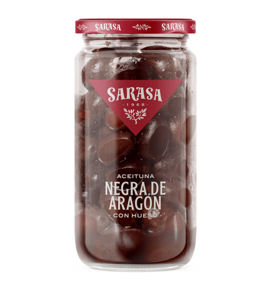 Delicious black olives from Aragon.