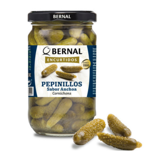 Pickled Gherkins with a Mild Anchovy